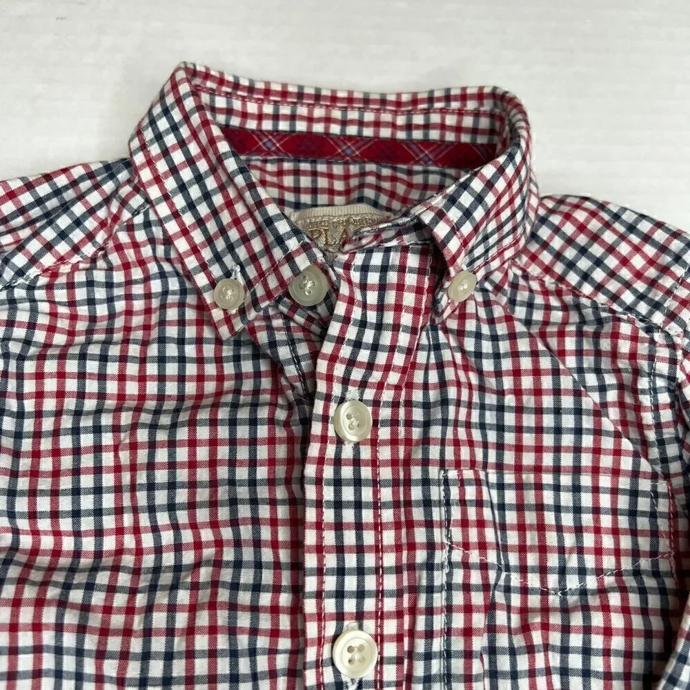 3/$15 or 5/$20 The Children’s Place classics 12 months checked button down